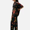 Bias Cut Pants - Tulipa Black