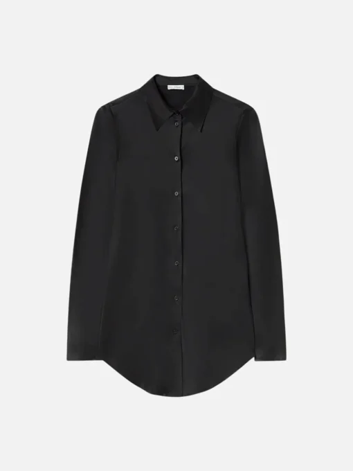 Bias Cut Shirt - Black