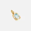 Calm Your Soul Topaz Annex Pendant - 18k Gold
