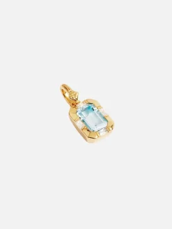 Calm Your Soul Topaz Annex Pendant - 18k Gold