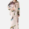 Chiffon Boyfriend Shirt - Phosphate