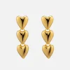 Desiree Heart Drops - Gold