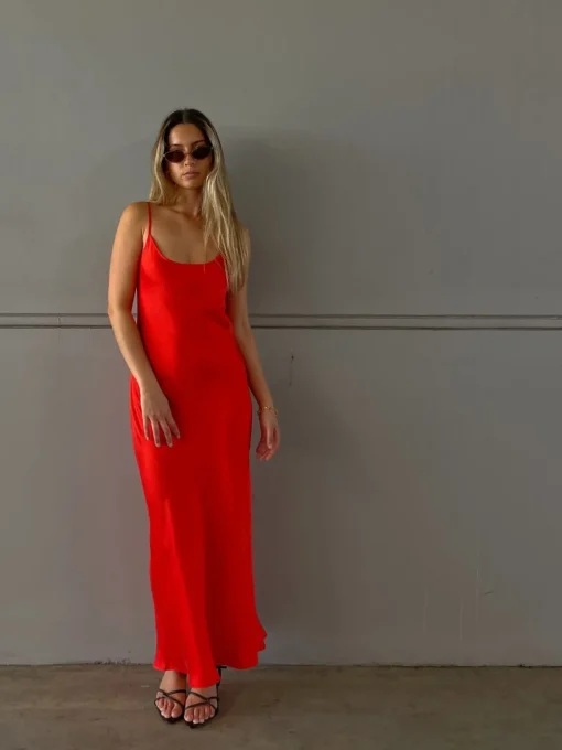 1996 Dress - Geranium