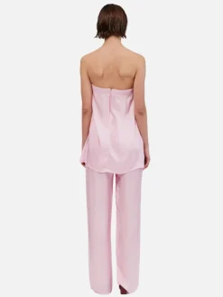 Emilia Bustier Tunic - Pink Floral