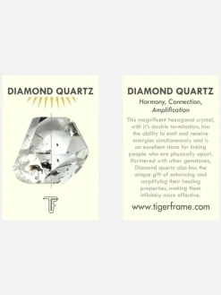 Flowering Vine Necklace - Clear Quartz/Gold