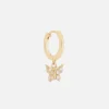14k Gold Fly With Me Hoop - Single (Pair $390)
