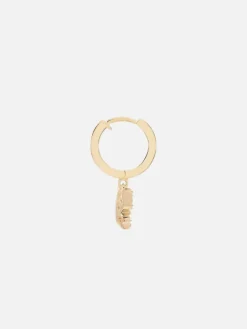 14k Gold Fly With Me Hoop - Single (Pair $390)