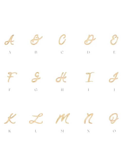 14K Gold Love Letter Bracelet