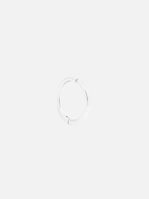 14k White Gold Purity Sleeper - Single