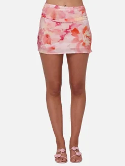Lucia Mini Skirt - Dahlia Floral