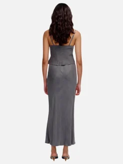 Marli Slip Skirt - Slate