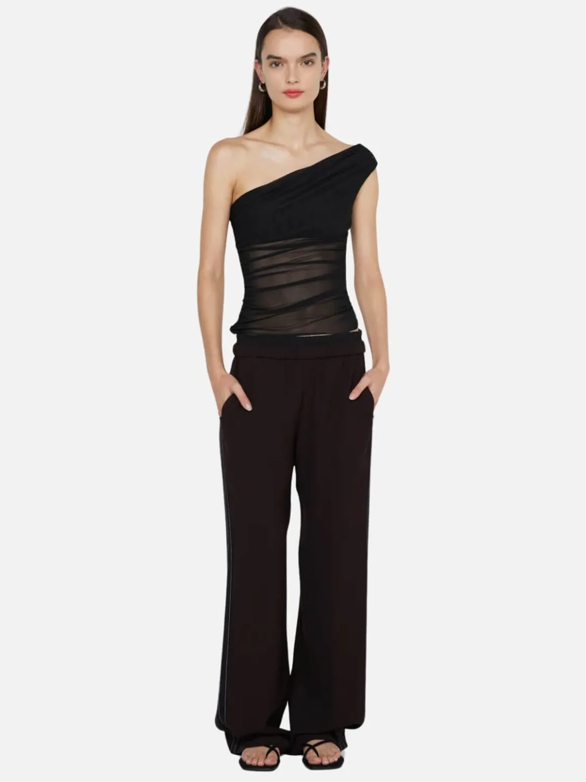 Martha Asym Top - Black