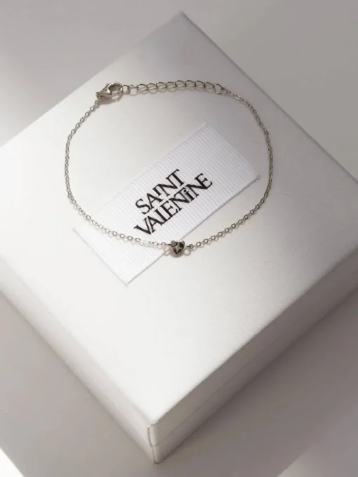 Mini Heart Bracelet - Silver