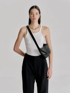 Mischa Crescent Bag - Black