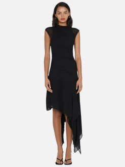 Noemi Asym Dress - Black