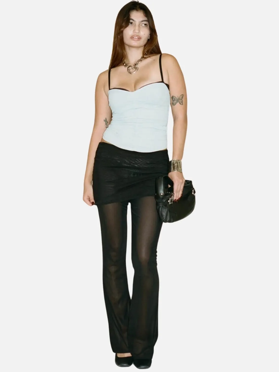 Renzo Tube Top - Baby Blue