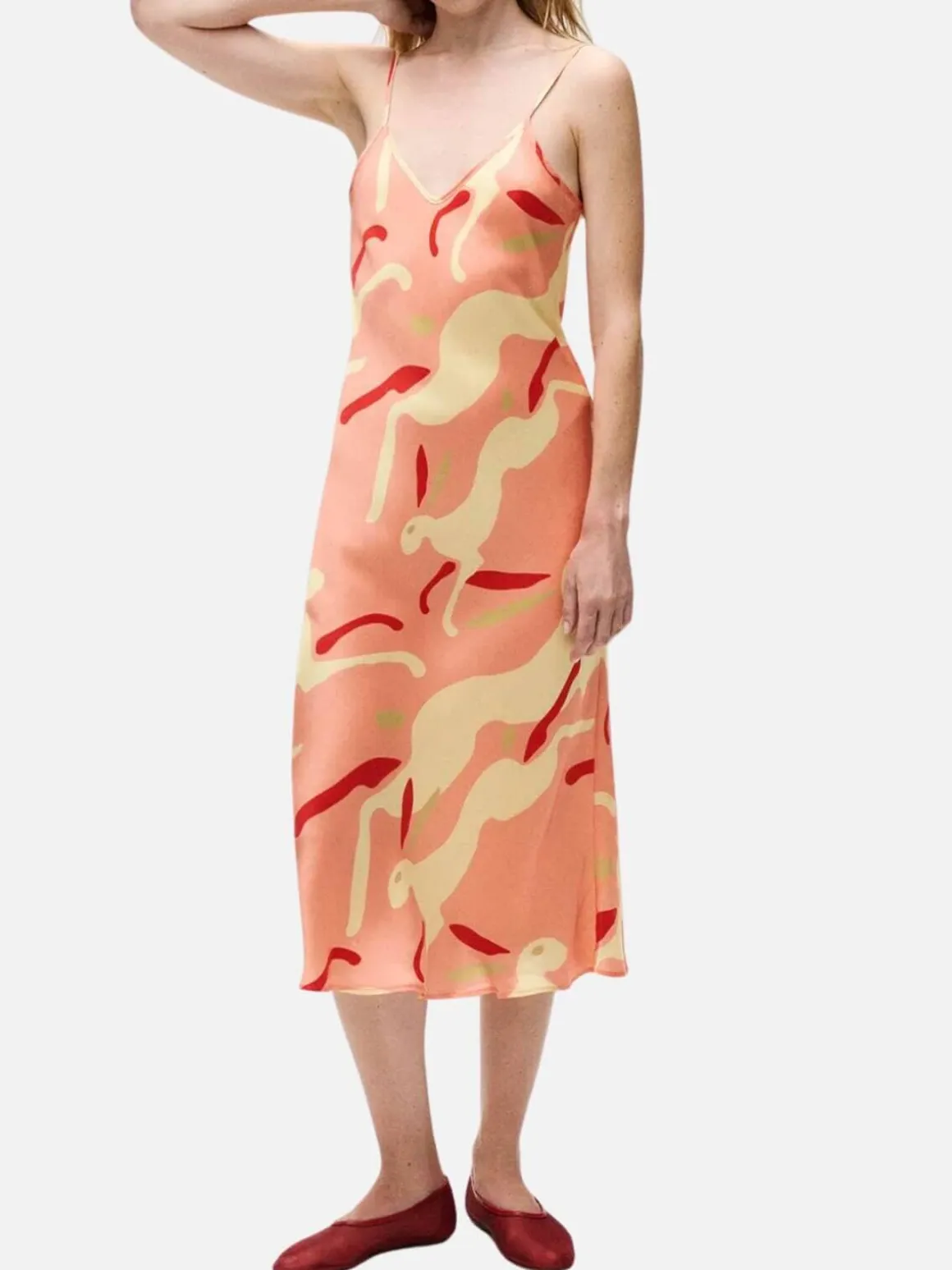 90s Slip Dress - Rabbit Amaranth