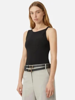 Saint Twist Bodysuit - Black