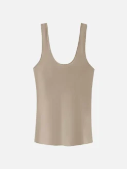 Scoop Neck Tank - Graphite