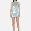 Shilou Halter Dress - Mineral Blue